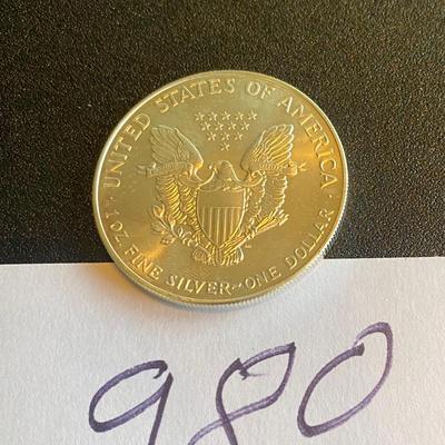 1993 Walking Liberty Eagle Silver Coin