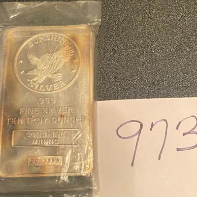 Sunshine Silver Ten Troy Ounces