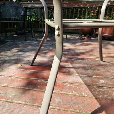 Square Glass Top Patio Table (Y-JS)