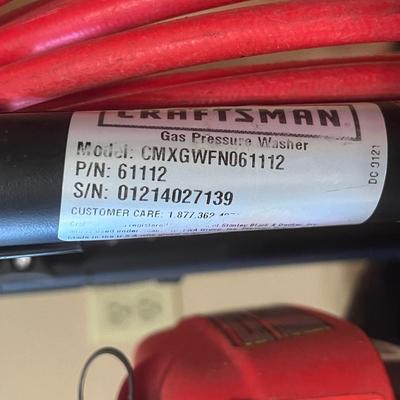 CRAFTSMAN ~ 3000 PSI Premium Gas Pressure Washer