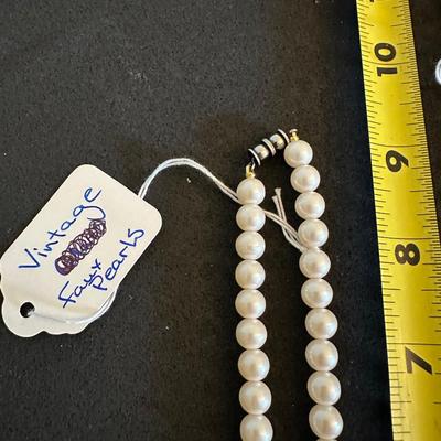 Vintage Faux pearls