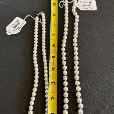Vintage Faux pearls