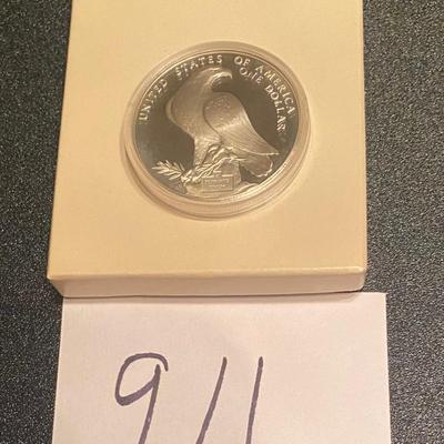1984 Los Angeles Olympic Silver Coin
