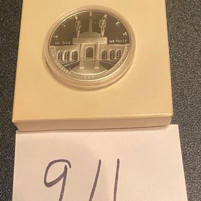 1984 Los Angeles Olympic Silver Coin