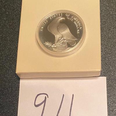1984 Los Angeles Olympic Silver Coin