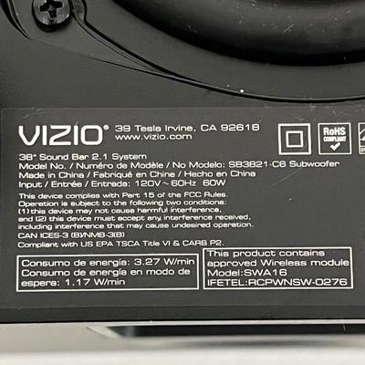 VIZIO ~ Bluetooth 38" Sound Bar System