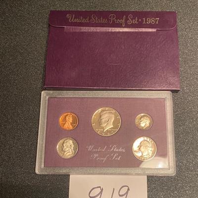 1987 US proof Set