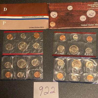 1984-85 Uncirculated Coin Set