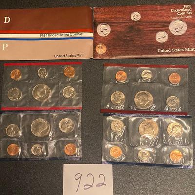 1984-85 Uncirculated Coin Set