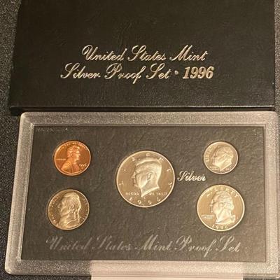 1996 Silver Proof Set