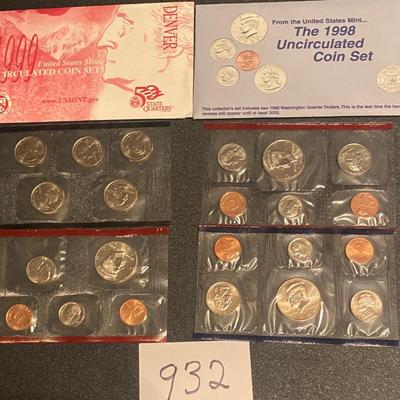 1998-99 Uncirculated Coin Sets