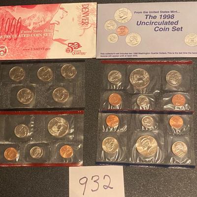 1998-99 Uncirculated Coin Sets
