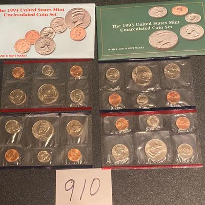 1994-95 Uncirculated Coin Sets