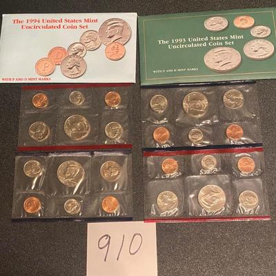 1994-95 Uncirculated Coin Sets