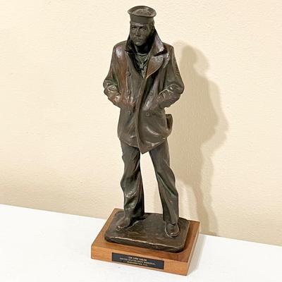 STANLEY BLEFIELD ~ The Lone Soldier ~ U.S. Navy Memorial Bronze Statue