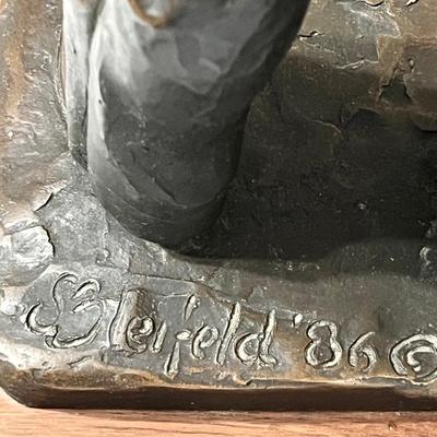 STANLEY BLEFIELD ~ The Lone Soldier ~ U.S. Navy Memorial Bronze Statue