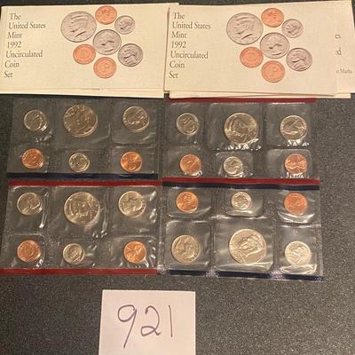 1992 Uncirculated Coin Sets
