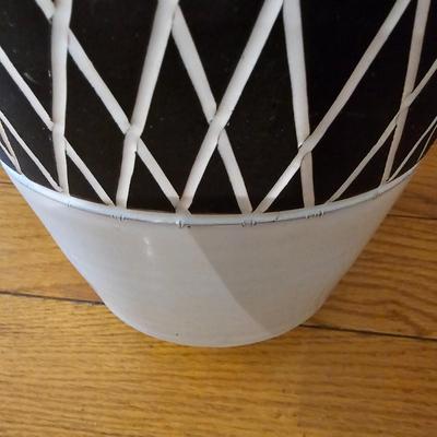 Tall Ceramic Engraved Vase (LR-JS)