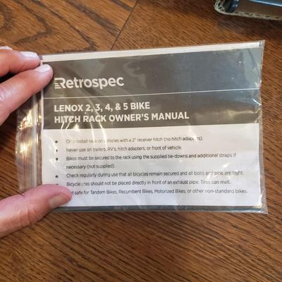 NIB Retrospec Hitch Mount Car Rack and Yakima Locking Railrider 1 (FE-KD)