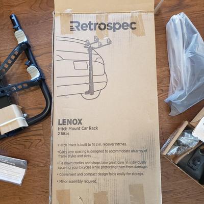 NIB Retrospec Hitch Mount Car Rack and Yakima Locking Railrider 1 (FE-KD)