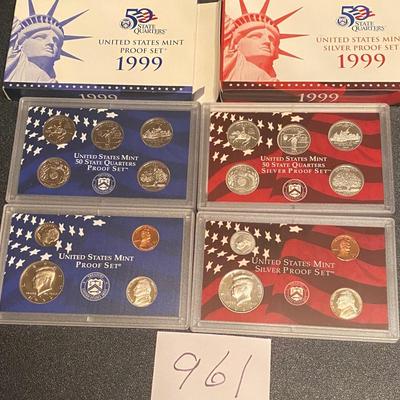 1999 US Coin Proof Set