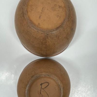 Ceramic Pottery Mixing Bowls 2 bowls Made in Italy