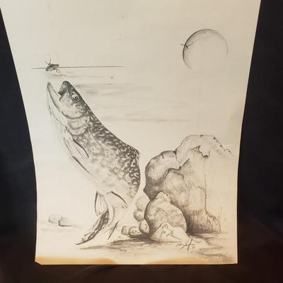 Douglas Hughes Signed Art (FE-KD)