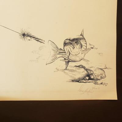 Douglas Hughes Signed Art (FE-KD)