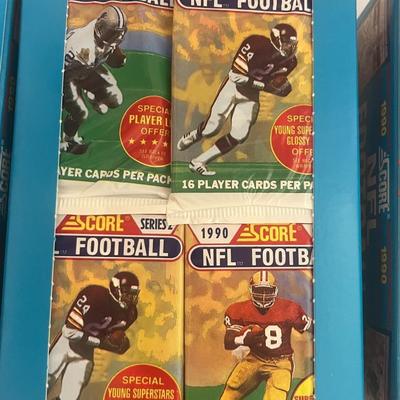 (3) Boxes 1990 Score Football Series 2 Wax Packs