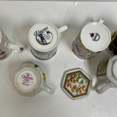 Porcelain Coffee Cup Mug Lot