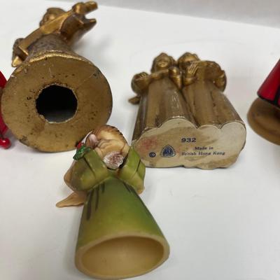 Vintage Angel Figurine Lot - Mixed Maker Choir Musical