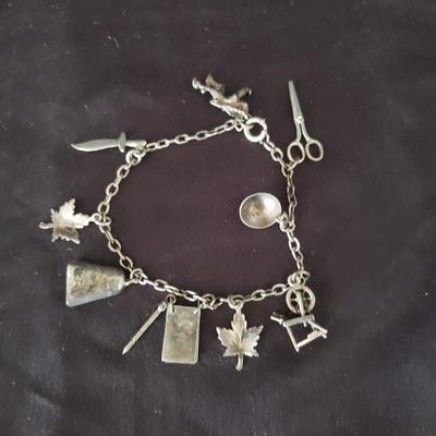 Sterling Silver Charm Bracelet (ST-KD)