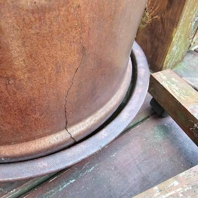 Glazed Ceramic Pots & Rolling Stands (Y-JS)
