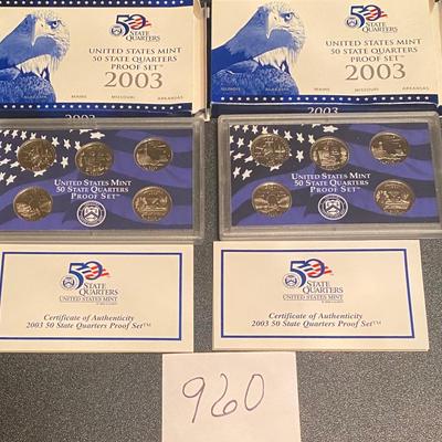 2003 US Proof Quarter Sets