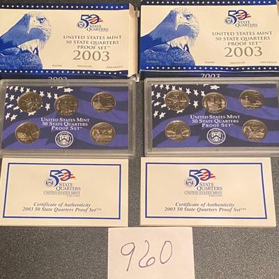 2003 US Proof Quarter Sets