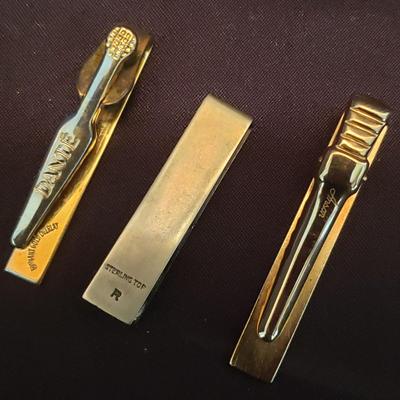 Men's Watches, Tie Clips, 14K Gold Ring and Sterling Cufflinks (FE-KD)