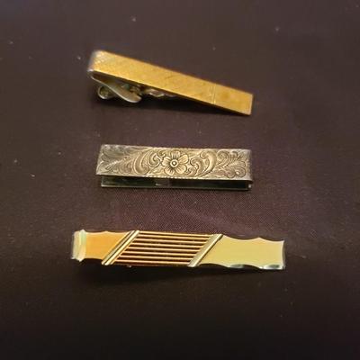 Men's Watches, Tie Clips, 14K Gold Ring and Sterling Cufflinks (FE-KD)