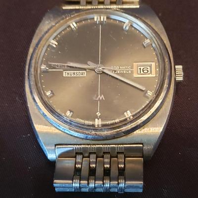 Men's Watches, Tie Clips, 14K Gold Ring and Sterling Cufflinks (FE-KD)