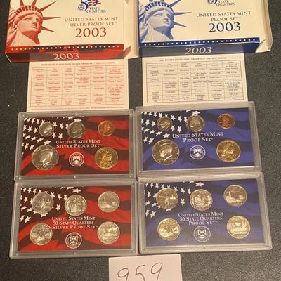 2003 US Mint Proof Sets