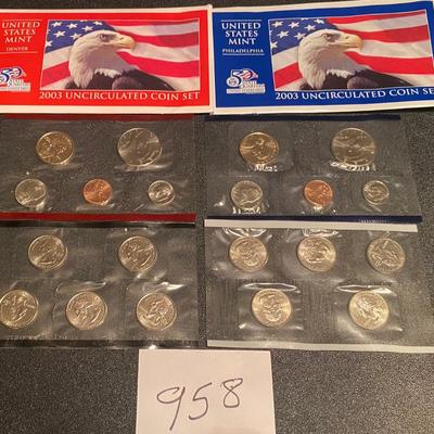 2003 US Uncirculated Coin Sets