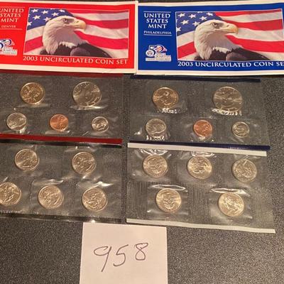 2003 US Uncirculated Coin Sets