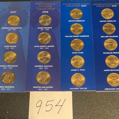 2007-10 US One Dollar Coins