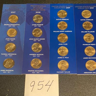 2007-10 US One Dollar Coins