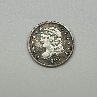 1834 Capped Bust Half Dime