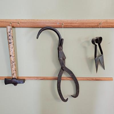 Vintage Ice Tongs, Sheep Shears & More (LR-JS)