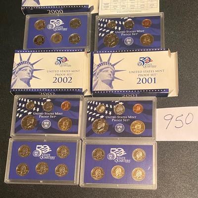 2001-02 US Mint Proof Sets