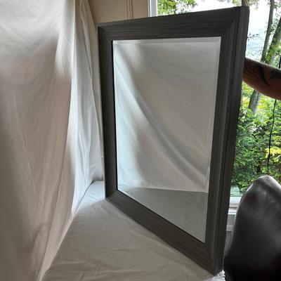 Gray Framed Mirror (GE-MK)