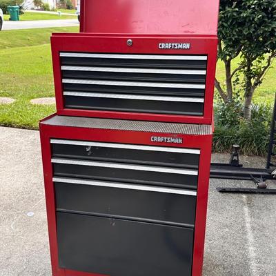 CRAFTSMAN ~ 2 Piece Tool Chest & Assorted Tools