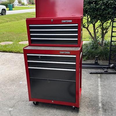 CRAFTSMAN ~ 2 Piece Tool Chest & Assorted Tools