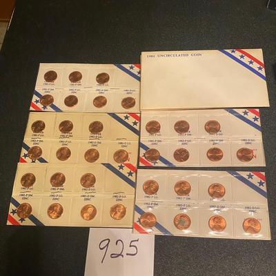 1982 Uncirculated Coins
